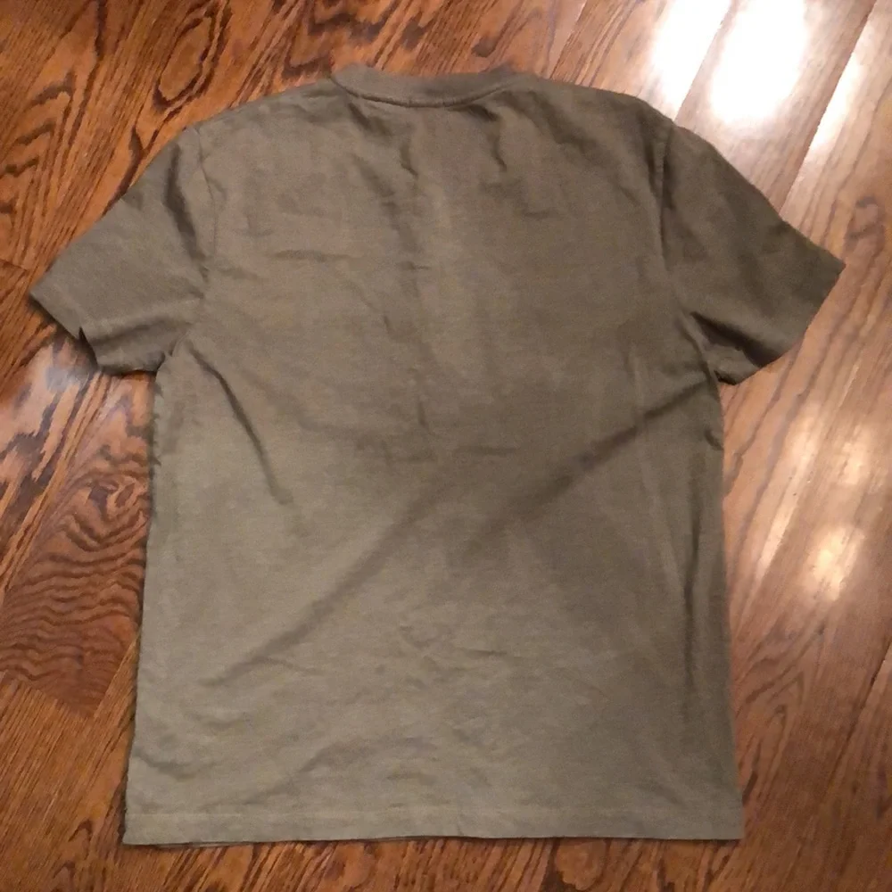 TRUE RELIGION Men’s Olive Green Short Sleeve Henley Size XL